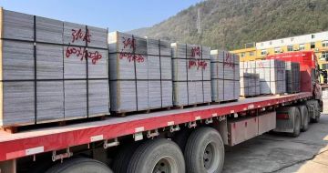 衢州 芝麻灰地铺石出货日常