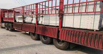 衢州 白麻荔枝面外墙干挂，工厂装车日常