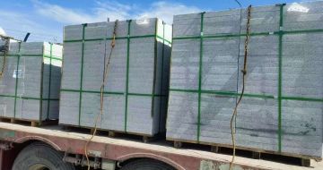 衢州 芝麻白花岗岩地铺石装车日常