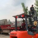 衢州 黄金麻冰裂纹，地铺石装车