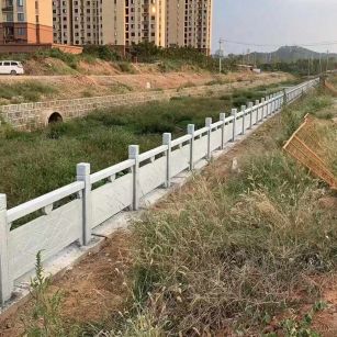 衢州 白麻河道栏杆效果展示图