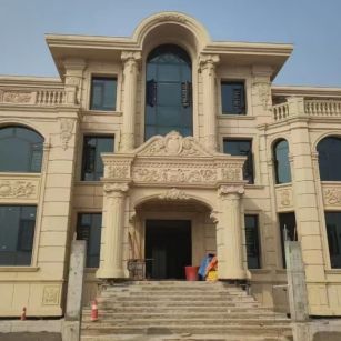 衢州 黄金麻花岗岩别墅外墙干挂