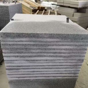 衢州 芝麻白5公分火烧地铺成品，900*400，规格可定制