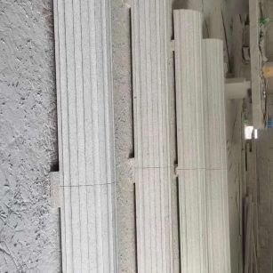 衢州 花岗岩厂家带你看白麻花岗岩门楼大柱柱皮