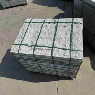 衢州 白麻花岗岩石材自然面蘑菇石成品