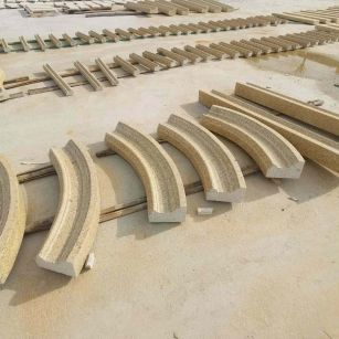 衢州 黄金麻花岗岩别墅线条