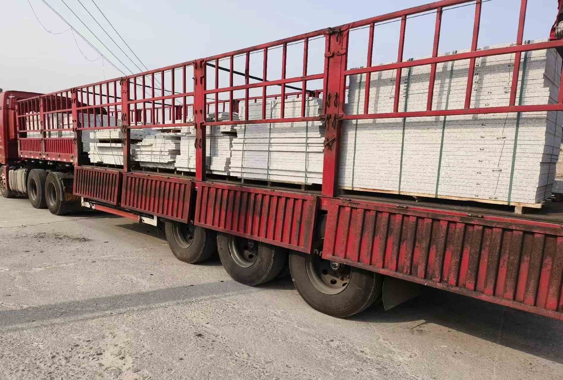 衢州 白麻荔枝面外墙干挂，工厂装车日常