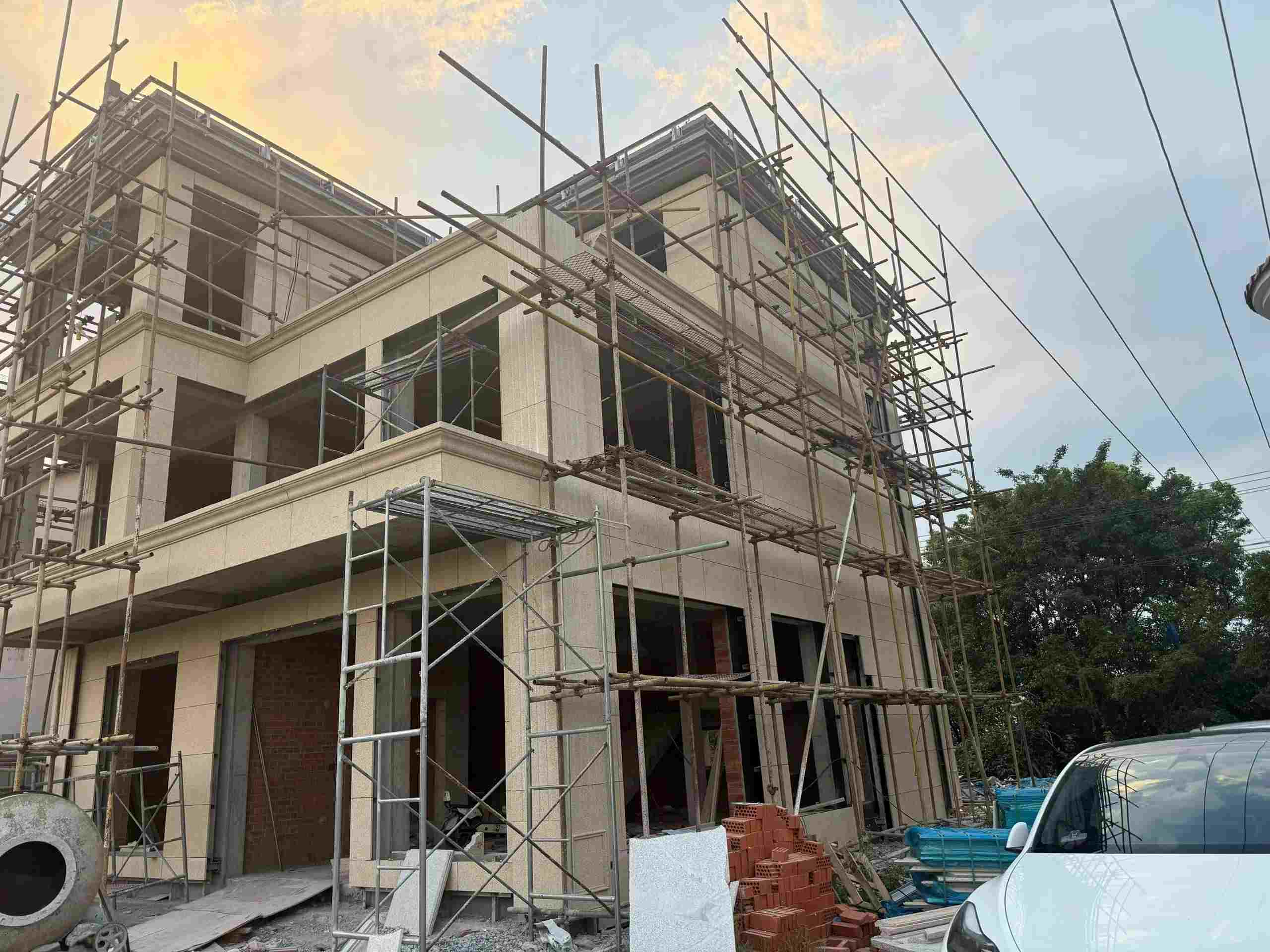 衢州 黄金麻荔枝面花岗岩外墙干挂