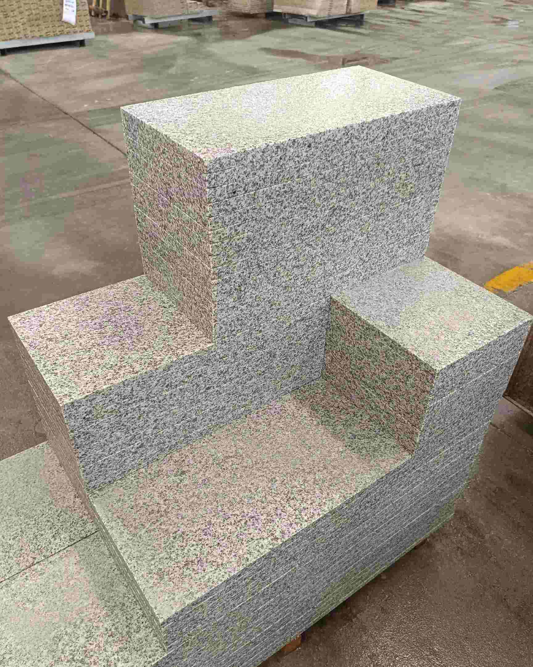 衢州 白麻花岗岩荔枝面地铺石