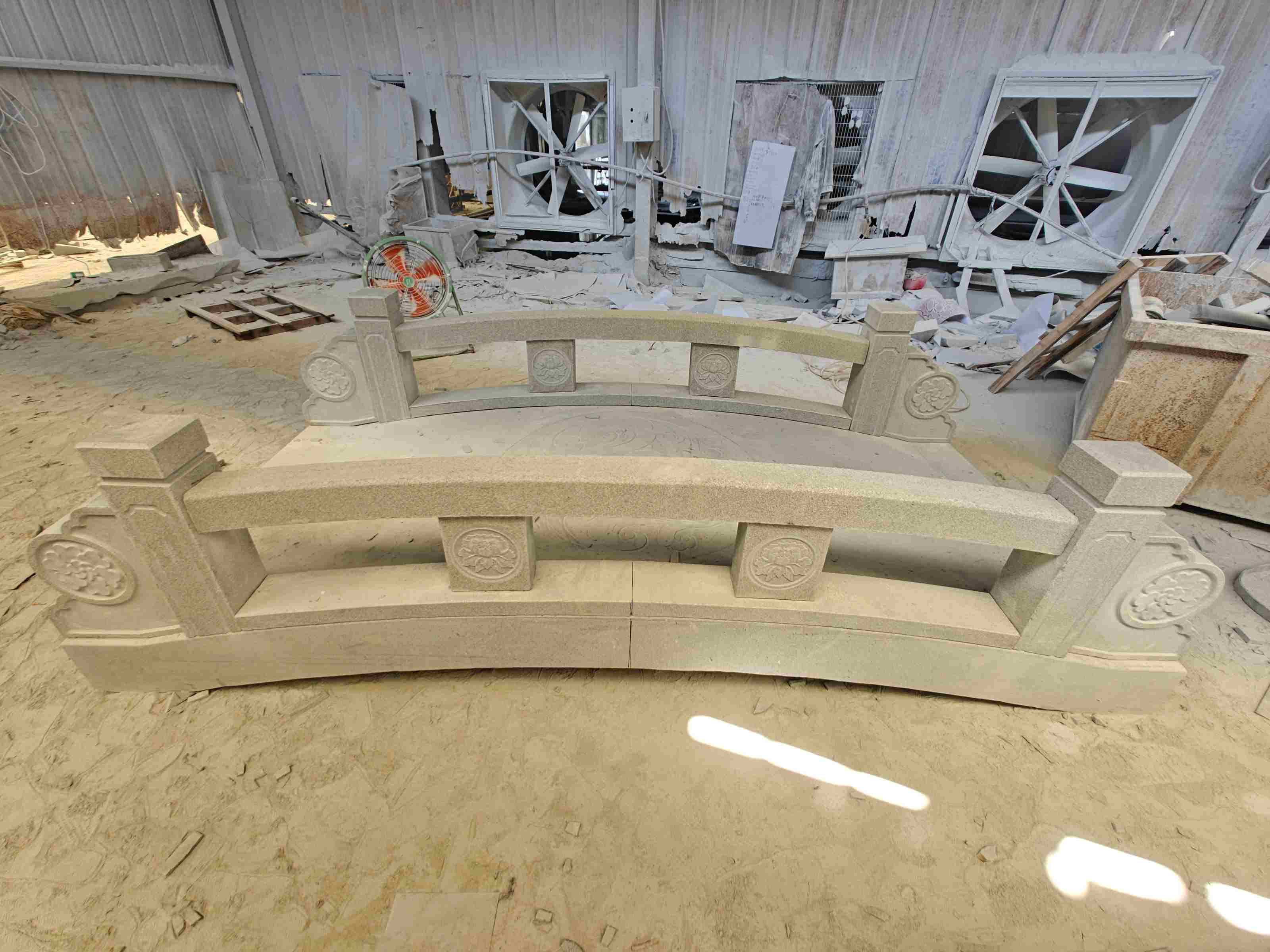 衢州 芝麻灰花岗岩异形加工-拱桥，石桥