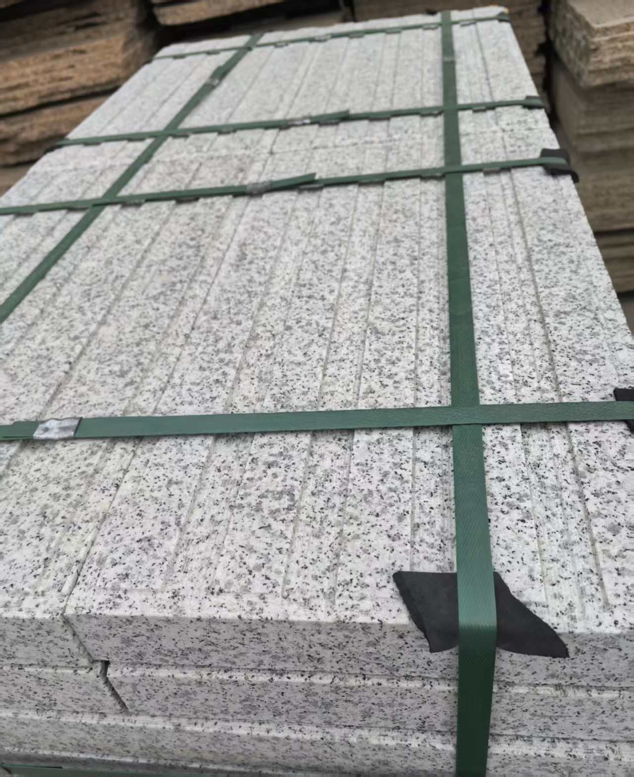 衢州 白麻花岗岩直行盲道石，盲条，地铺石